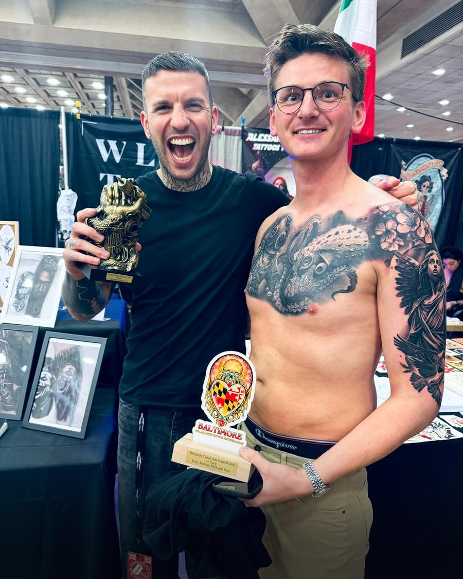 Federico Galliani 1st place Baltimore Tattoo Arts Festival 2026